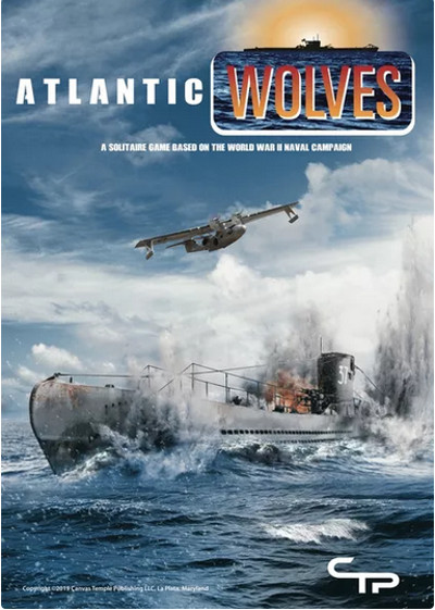 A strategic board for Atlantic Wolves (2020), depicting naval battles in the Battle of the Atlantic.