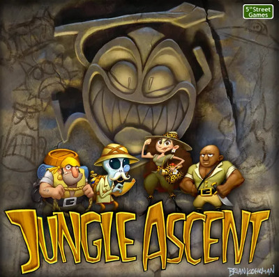 Jungle Ascent: Competitors building paths to conquer the perilous Cliff of Frab.