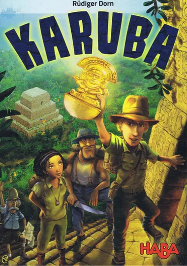 Karuba: Adventurers racing through jungle paths to reach ancient temples first.